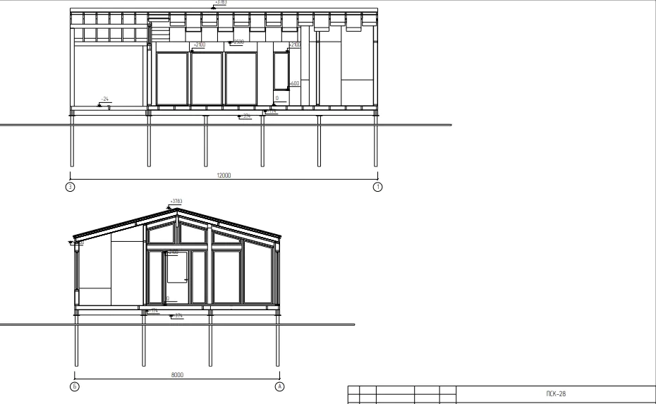 Проект барн хаус Вена ПСК 28 — изображение 9